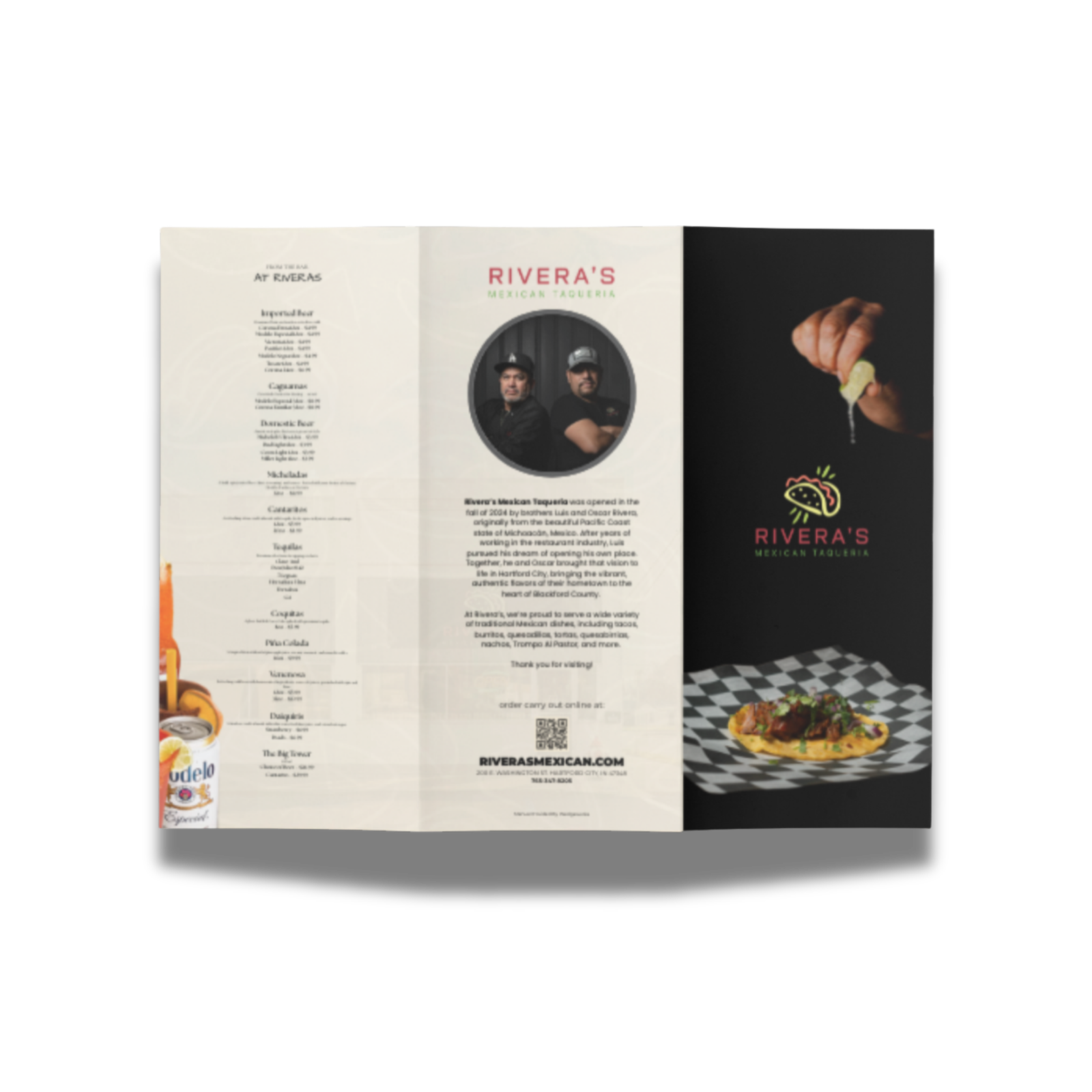 menu sample website muncie